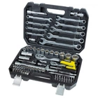 Набор инструментов Sigma насадок торцевых и бит 1/4", 1/2" 82шт CrV mid (6001551)