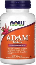 Витамины и минералы для мужчин NOW Foods Adam 60 табл