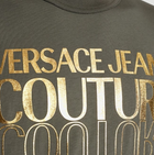 Футболка бавовняна довга чоловіча Versace Jeans Couture vjc76gaht10cj00tg14 3XL Сіра (8052019580600) - зображення 5