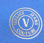 Koszulka męska bawełniana długa Versace Jeans Couture vjc76gaht02cj00tg20 M Niebieska (8052019597370) - obraz 5