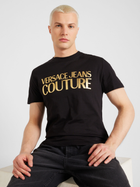 Koszulka męska bawełniana długa Versace Jeans Couture vjc76gaht00cj00tg89 3XL Czarna (8052019580228)