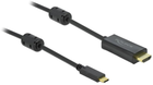 Kabel Delock USB Type-C – HDMI 5 m Black (4043619859726)