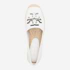 Espadryle damskie skórzane Tory Burch torb144346-109 39 (9US) Białe (196133575208) - obraz 4