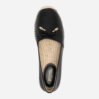 Espadryle damskie skórzane Michael Kors mko40r4nrfp1l-001 41 (10US) Czarne (197677060267) - obraz 4