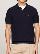 Polo męskie długie Tommy Hilfiger thmw0mw34686dw5 2XL Granatowe (8720646415397)