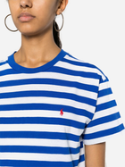 Футболка бавовняна жіноча Polo Ralph Lauren prl211924295001 M Синій/Білий (3616535812383) - зображення 4