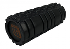 Массажный ролик EasyFit Solid Roller v.1.1s 33 см черный