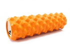 Массажный ролик EasyFit Grid Roller Extreme 45 см Оранжевый