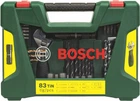Набор сверл TiN и бит Bosch V-Line 83 штуки со светодиодным фонарем и раздвижным гаечным ключом (2607017193)