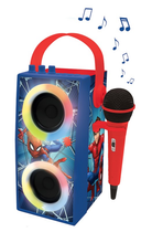 Портативна колонка Lexibook Spider-Man Portable Bluetoot з підсвічуванням і мікрофоном (3380743087610) - зображення 1