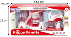 Zestaw urządzeń gospodarstwa domowego Woopie Happy Familly 3 in 1 Mikser + Blender + Robot kuchenny (5904326942936) - obraz 4