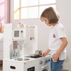 Кухня Viga Toys PolarB Little Chef's Kitchen with Light and Sound Біла (6971608440816) - зображення 3