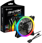 Wentylator Sharkoon SHARK Blades RGB Black (4044951026876) - obraz 2