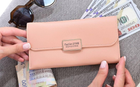 Кошелек No brand 484 женский пудровый