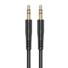Аудио-кабель HOCO UPA24 Smooth AUX 3.5мм audio cable 1м Black (6931474789136)