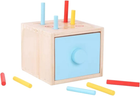 Kostka edukacyjna Tooky Toy Montessori 4 w 1 Sorter Nauka kolorów (6972633374497) - obraz 5