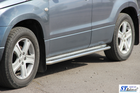 Бічні пороги підніжки майданчики для Suzuki Grand Vitara 2 3d 05-12 ...
