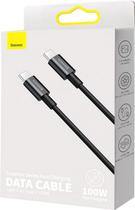 Кабель Baseus Superior Series Fast Charging Data Cable Type-C to Type-C 100 W 2 м Black (CATYS-C01) - зображення 4