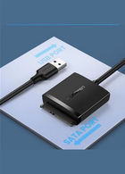 Adapter Ugreen CM257 USB 3.0 A na kabel adaptera SATA 3.5''/2.5" Czarny (UGR-60561) - obraz 5