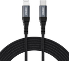 Kabel CHOETECH USB 3.1 Type-C - Lightning 1.2 m MFI PD 20 W Black (6971824975079)