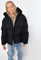 Подростковая зимняя куртка-пуховик X-Woyz DT-8367-8 128 см Черный