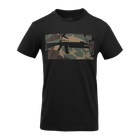 Футболка тактична Helikon-Tex® Хлопок L T-shirt 16/203 combo Black/Multicam (TS-COM-CO-0103A-B05-L) - зображення 2