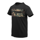 Футболка тактична Helikon-Tex® Бавовна 2XL T-shirt 16/203 combo Black/Multicam (TS-COM-CO-0103A-B07-XXL) - изображение 1