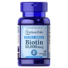 Витамины и минералы Puritan's Pride Biotin 10000 mcg, 50 капсул