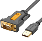 Kabel Ugreen CR104 USB na DB9 RS-232 Męski Kabel Adapter 1.5 m Czarny (UGR-20211) - obraz 1