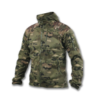 Кофта флісова з капюшоном Kiborg Jacket Grid Fleece Multicam L - зображення 1