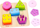 Sorter Tooky Toy Nauka kształtów i liczenia (69700900467350 - obraz 3