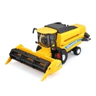 Автомодель Зернозбиральний комбайн New Holland TC5.90 Bburago 18-31721 із зерновою жниваркою