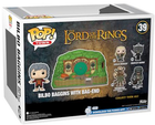 Figurka do gier Funko Pop Town the Lord of the Rings - Bilbo Baggins z Bag End 9 cm (figurka Bilbo); 9.5 cm (Bag-End) (0889698808354) - obraz 3