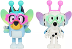 Набір фігурок Moose Bluey Cosmic Bluey And Chloe 2 фігурки Bluey + Chloe 6.4 см (0630996176177) - зображення 2