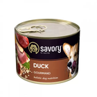 Влажный корм Savory для взрослых собак с уткой