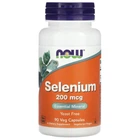 Витамины Now Foods Selenium 200 мкг 90 капсул
