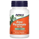 Вітаміни Now Foods Zinc Picolinate 50 мг 60 капсул