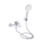 Змішувач для ванни латунний Qtap Vlasta New (з душовим гарнітуром) QTVLA259CRM45642 Chrome