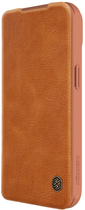 Etui z klapką Nillkin Qin Pro Leather do Apple iPhone 15 Plus Brown (6902048265240) - obraz 5