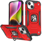 Панель Wozinsky Ring Armor для Apple iPhone 15 Plus Red/Black (9145576280614)