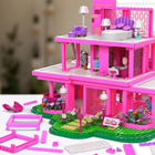 Zestaw konstrukcyjny Mega Barbie The Movie DreamHouse 1795 szt (0194735158966) - obraz 5