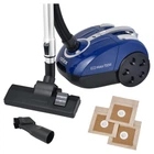 Пылесос с мешком 2 л для сбора пыли сухой уборки Rotex RVB18-E EcoBlue 700 Вт ECO Motor, микрофильтр, синий