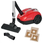 Пылесос с мешком 2 л для сбора пыли сухой уборки Rotex RVB18-E EcoRed 700 Вт ECO Motor, микрофильтр, красный