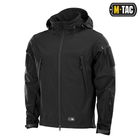 Тактична M-Tac куртка Soft Shell Black чорна L