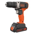 Аккумуляторная дрель-шуруповерт Black Decker с АКБ и ЗУ BCD001C1