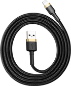 Кабель Baseus Cafule USB-A / Lightning 2.4A QC 3.0 1 м Чорно-жовтий (6953156274990) - зображення 5