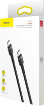 Kabel Baseus CATKLF-HG1 USB-C - USB-C PD QC 60W 3A 480Mb/s 2m Czarno-szary (6953156285231) - obraz 13