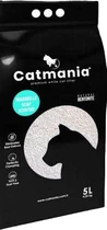 Бентонітовий наповнювач для туалету котів Catmania з ароматом марсельського мила та бірюзовими гранулами, 5 л
