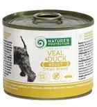 Влажный корм для собак малых пород Nature's Protection Adult small breed Veal & Duck с телятиной и уткой