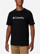 Футболка бавовняна чоловіча Columbia CSC Basic Logo Short Sleeve 1680053010 XXL Чорна (193553316008) - зображення 1